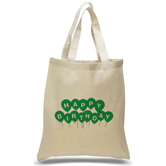 Happy Birthday with Balloons Gift Tote Bag