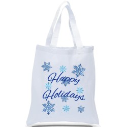 Happy Holidays with Snowflakes