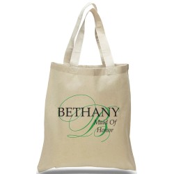 Custom Maid of Honor Wedding Tote