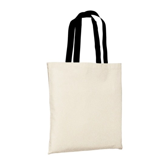 Clearance Wholesale Budget Tote with Colored Handles (NOT CANVAS)