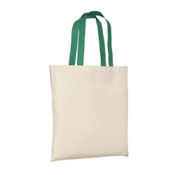 Clearance Wholesale Budget Tote with Colored Handles (NOT CANVAS)