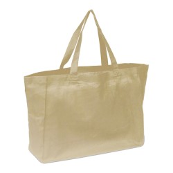 Cotton Sheeting Travel Tote